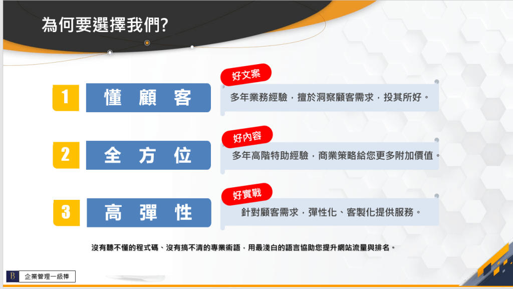 SEO優化-我們的優勢