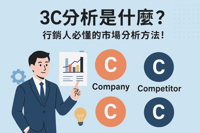 3C分析是什麼? 行銷人必懂的市場分析方法!